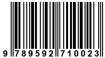 Código de Barras de '.9789592710023.'