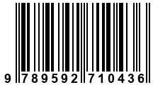Código de Barras de '.9789592710436.'