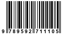 Código de Barras de '.9789592711105.'