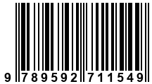 Código de Barras de '.9789592711549.'