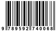 Código de Barras de '.9789592740068.'