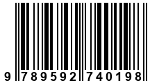 Código de Barras de '.9789592740198.'