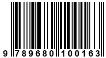 Código de Barras de '.9789680100163.'