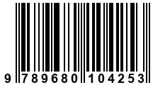 Código de Barras de '.9789680104253.'
