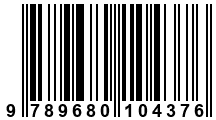 Código de Barras de '.9789680104376.'