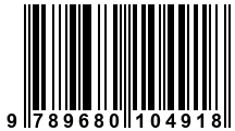 Código de Barras de '.9789680104918.'