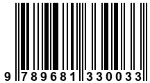 Código de Barras de '.9789681330033.'