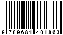 Código de Barras de '.9789681401863.'