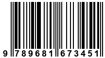 Código de Barras de '.9789681673451.'