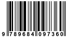 Código de Barras de '.9789684097360.'