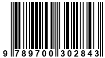 Código de Barras de '.9789700302843.'