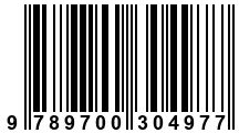 Código de Barras de '.9789700304977.'
