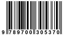Código de Barras de '.9789700305370.'