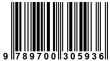 Código de Barras de '.9789700305936.'