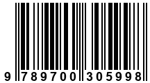 Código de Barras de '.9789700305998.'