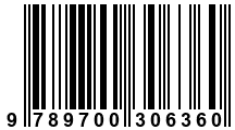 Código de Barras de '.9789700306360.'