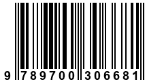 Código de Barras de '.9789700306681.'