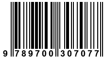 Código de Barras de '.9789700307077.'