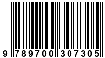 Código de Barras de '.9789700307305.'