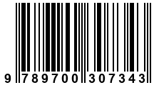 Código de Barras de '.9789700307343.'