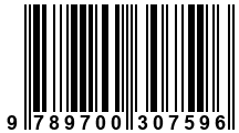 Código de Barras de '.9789700307596.'