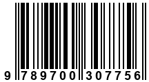 Código de Barras de '.9789700307756.'