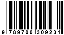 Código de Barras de '.9789700309231.'