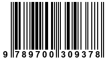 Código de Barras de '.9789700309378.'