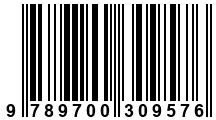 Código de Barras de '.9789700309576.'