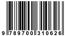 Código de Barras de '.9789700310626.'