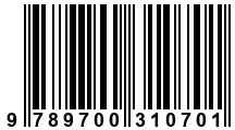 Código de Barras de '.9789700310701.'
