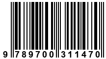 Código de Barras de '.9789700311470.'