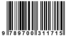 Código de Barras de '.9789700311715.'