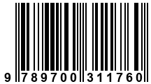 Código de Barras de '.9789700311760.'