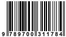 Código de Barras de '.9789700311784.'