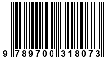 Código de Barras de '.9789700318073.'