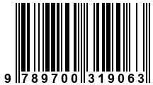 Código de Barras de '.9789700319063.'