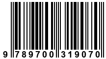 Código de Barras de '.9789700319070.'