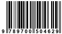 Código de Barras de '.9789700504629.'