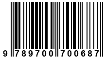 Código de Barras de '.9789700700687.'