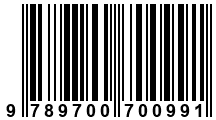 Código de Barras de '.9789700700991.'