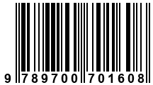Código de Barras de '.9789700701608.'