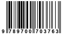Código de Barras de '.9789700703763.'