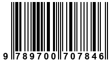Código de Barras de '.9789700707846.'