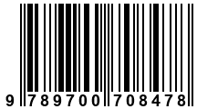 Código de Barras de '.9789700708478.'