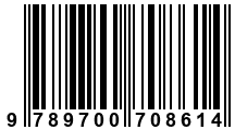 Código de Barras de '.9789700708614.'