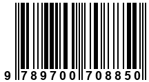 Código de Barras de '.9789700708850.'