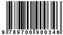 Código de Barras de '.9789700900346.'