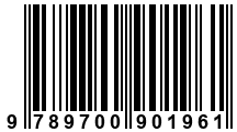 Código de Barras de '.9789700901961.'