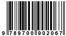 Código de Barras de '.9789700902067.'